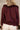 Caroline Plum Suede Zip Up Jacket - back