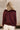 Caroline Plum Suede Zip Up Jacket - back view