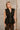Gia Black & Gold Zip-Up Flare Tank- front view