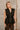 Gia Black & Gold Zip-Up Flare Tank- front view