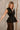Gia Black & Gold Zip-Up Flare Tank- frontal side view