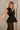 Gia Black & Gold Zip-Up Flare Tank- frontal side view