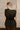 Gia Black & Gold Zip-Up Flare Tank-close up back view