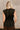 Gia Black & Gold Zip-Up Flare Tank- back view