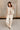 Paige Cream Bubble Hem Vest - full body front 