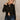 Poppy Black Bow Knit Cardigan - front view
