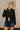 Poppy Black Bow Knit Cardigan - front view