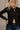 Poppy Black Bow Knit Cardigan - close up front view
