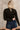 Poppy Black Bow Knit Cardigan - back view