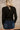 Poppy Black Bow Knit Cardigan - back
