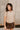 Aliya Taupe Knit Short Sleeve Sweater - front
