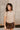 Aliya Taupe Knit Short Sleeve Sweater - front