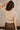Aliya Taupe Knit Short Sleeve Sweater - back view