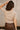 Aliya Taupe Knit Short Sleeve Sweater - back view