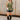 Gia Olive & Gold Zip-Up Flare Tank- full body view
