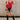 Ava Red Sleeveless Sweater- full body front view