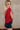 Ava Red Sleeveless Sweater- side view