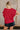 Ava Red Sleeveless Sweater- back