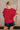 Ava Red Sleeveless Sweater- back