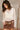 Lara Cream Floral Mesh Long Sleeve Top - front view