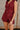Cassidy Burgundy & Black Tweed Skort- close up frontal side view