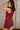 Cassidy Burgundy & Black Tweed Vest- back side view