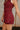 Cassidy Burgundy & Black Tweed Skort- close up side view