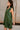 Elle Hunter Green Satin Mini Dress- right side view