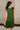 Elle Hunter Green Satin Mini Dress- top back view