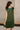 Elle Hunter Green Satin Mini Dress- top back view