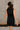 Daniela Navy Satin High Neckline Mini Dress- top back view