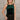 Juliet Dark Green Velvet Tank- front top view