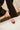Rational Brown Patent Leather Pointed Toe Flats- full front view