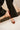 Rational Brown Patent Leather Pointed Toe Flats- full front view