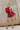Aleena Burgundy Red Satin Top- full body view