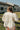 Cece Cream Puff Sleeve Denim Jacket - back view