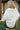 Carolyn White Short Sleeve Button Top - back view