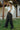 Claudia Brown Belted Wide Leg Pants - frontal side view