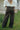 Claudia Brown Belted Wide Leg Pants - full body back
