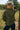 Dolly Olive Green Utility Jacket - back view