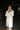 Hallie Cream Felt Midi Coat - posed front view