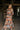 Blair Rust Floral Mesh Maxi Dress - in motion front view