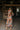 Blair Rust Floral Mesh Maxi Dress - full body back view