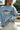 Kenedi Blue Fish Graphic Sweater - close up front view