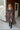 Dutton Brown Floral Maxi Dress - full body front view