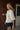 Tasha Cream Tie-Neck Pleated Top - side