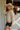 Della Cream & Beige Mock Neck Sweater - side view