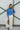 Jaclyn Cobalt Blue Cardigan- full body front view