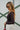Davina Brown Floral Pointelle Top - side view