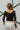Davina Brown Floral Pointelle Top - back